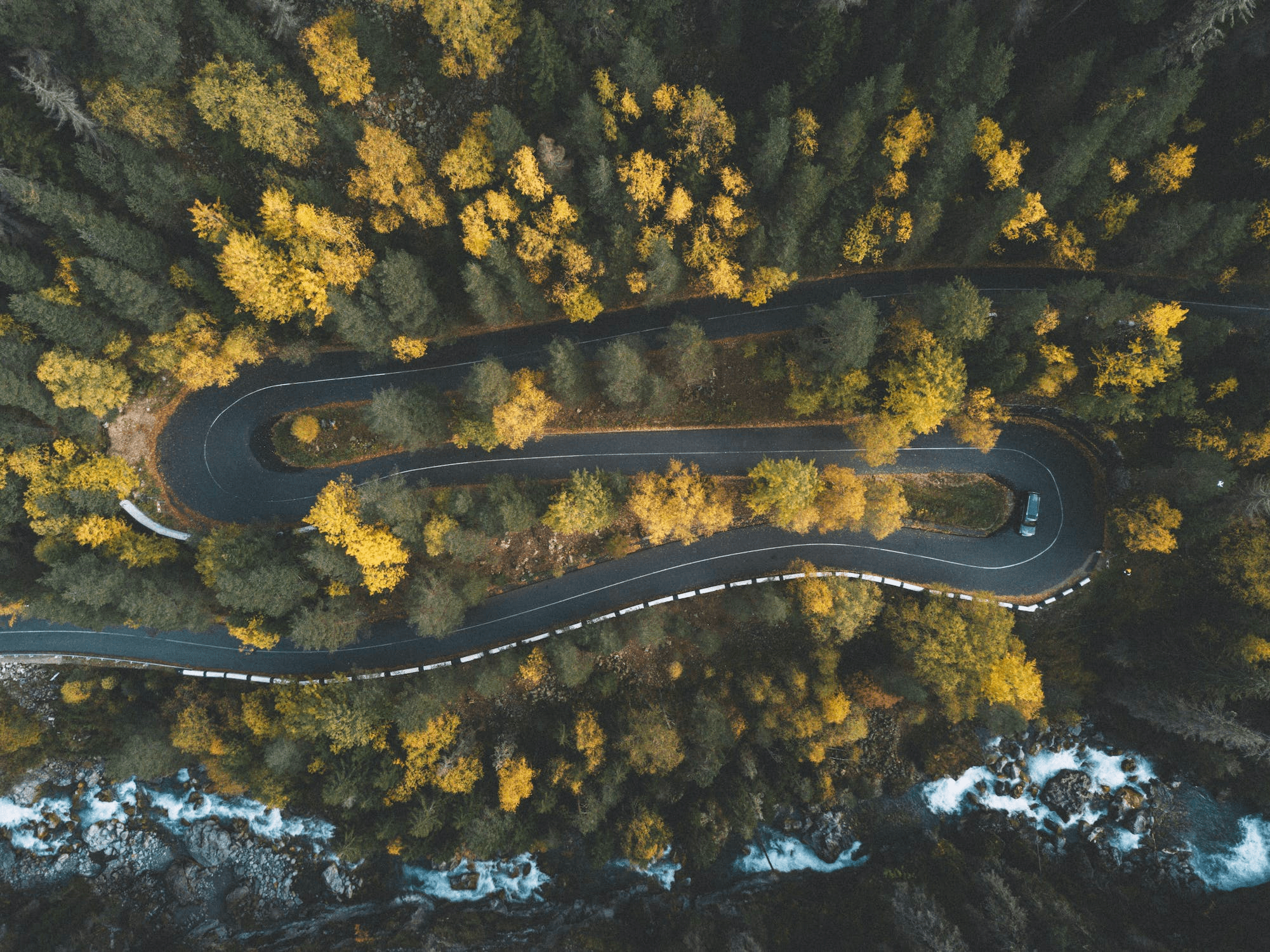 A winding road